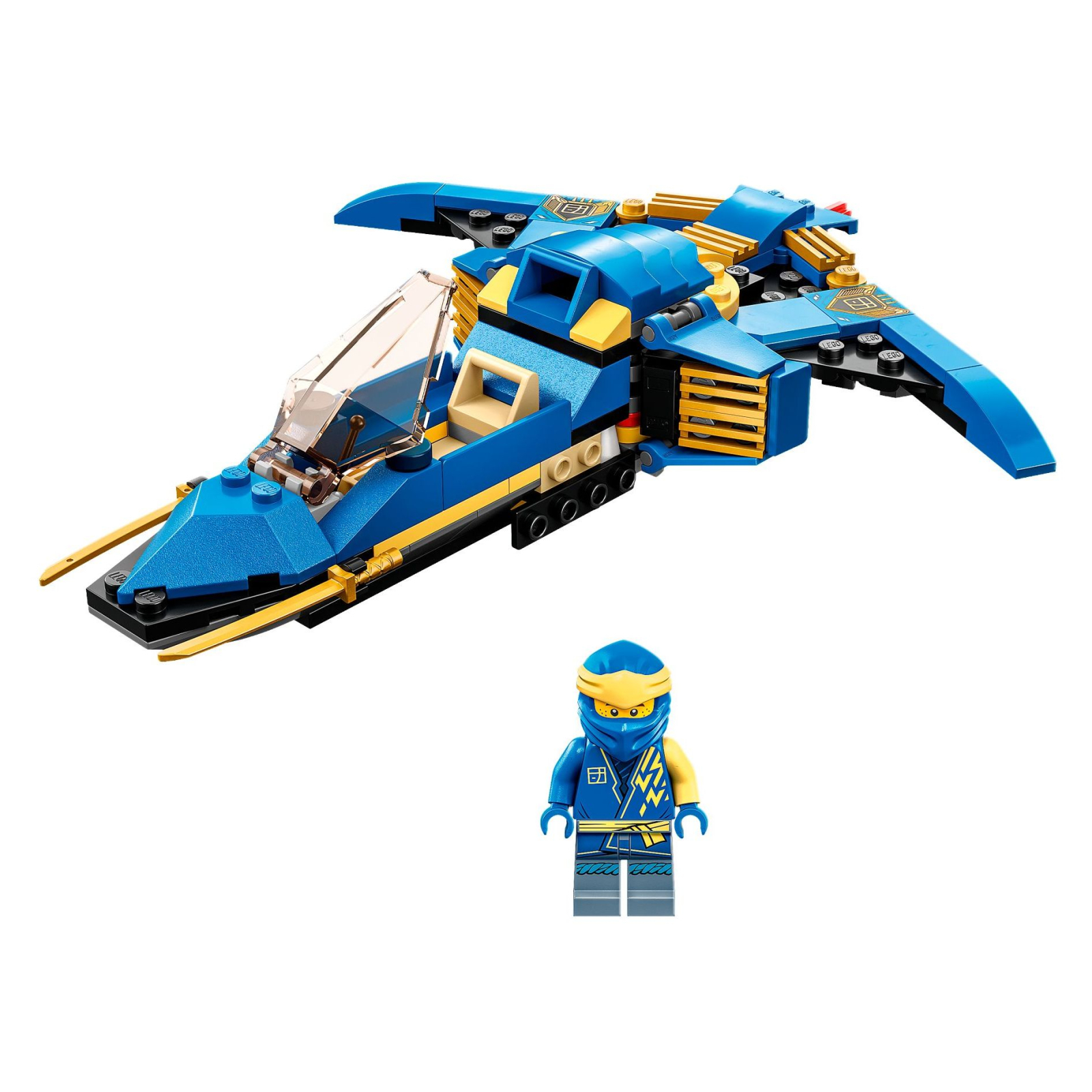 Конструктор LEGO Ninjago Реактивный самолет Джея EVO 146 деталей (71784) изображение 3