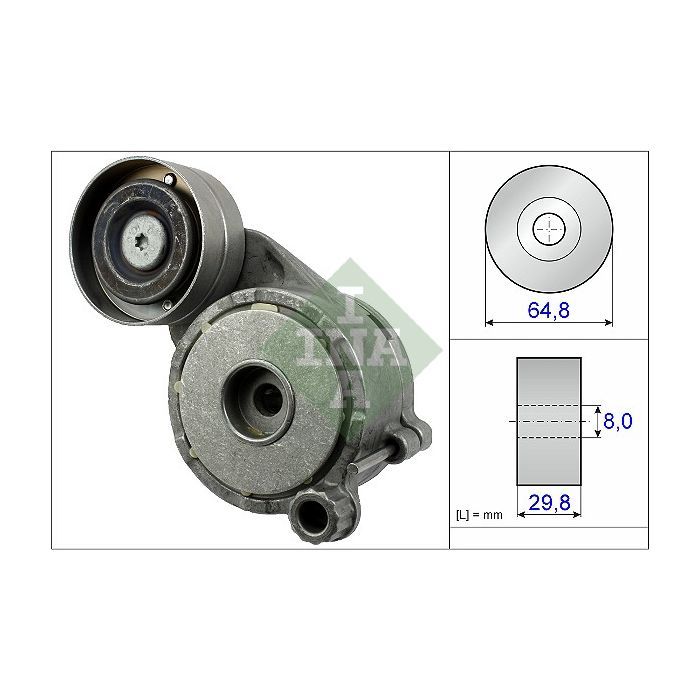 Натягувач ременя з роликом INA 534 0506 10