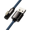 Дата кабель USB 2.0 AM to Lightning 1.0m CACS 2.4A 90 Legend Series Elbow Blue Baseus (CACS000003) изображение 2