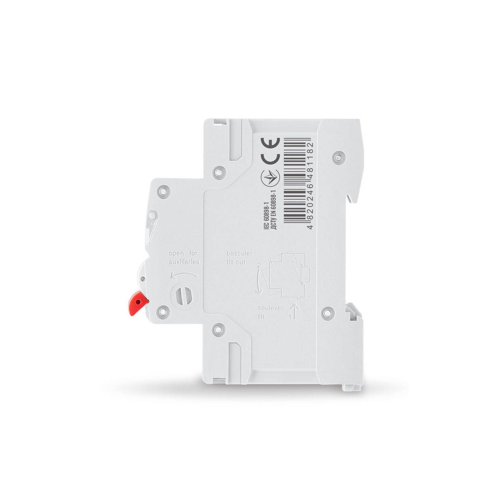 Автоматичний вимикач Videx RS4 RESIST 2п 6А С 4,5кА (VF-RS4-AV2C06) зображення 3
