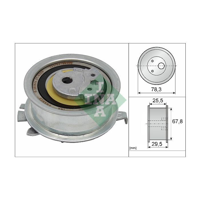 Ролик натяжителя ремня INA 531 0825 10