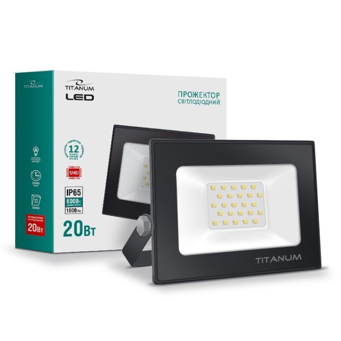 Прожектор Videx LED TITANUM TLF206 20W 6000K (TLF206) изображение 3
