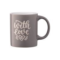 Чашка Ardesto With love 330 мл Grey (AR3470GR) изображение 3
