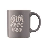 Чашка Ardesto With love 330 мл Grey (AR3470GR) изображение 4