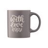 Чашка Ardesto With love 330 мл Grey (AR3470GR) изображение 4