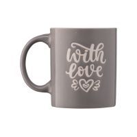 Чашка Ardesto With love 330 мл Grey (AR3470GR) изображение 5