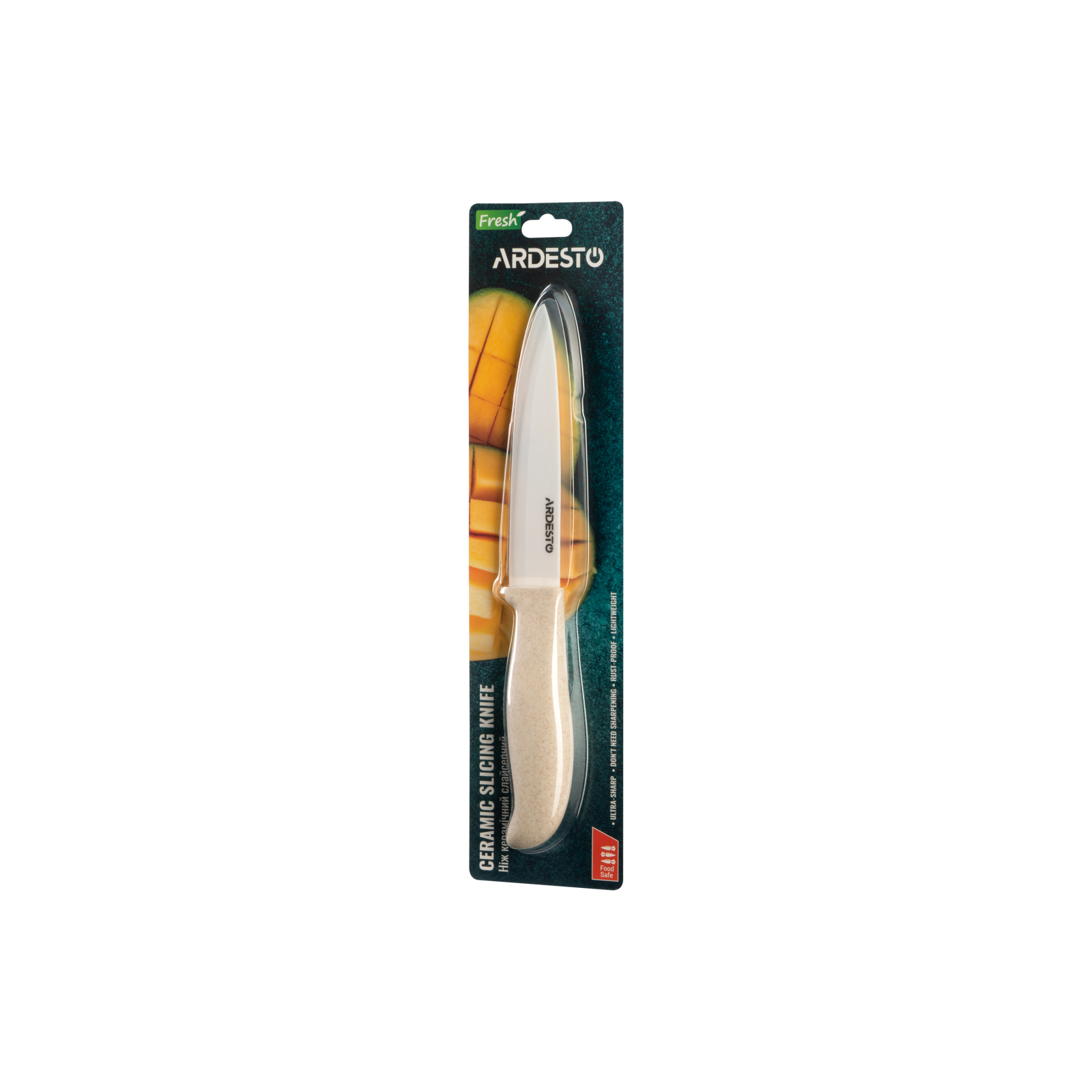 Кухонный нож Ardesto Fresh 24.5 см Green (AR2124CZ) изображение 4