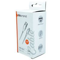 Дата кабель USB 2.0 AM to Type-C 1.0m MI-98 120W White Mibrand (MIDC/98TW) изображение 2