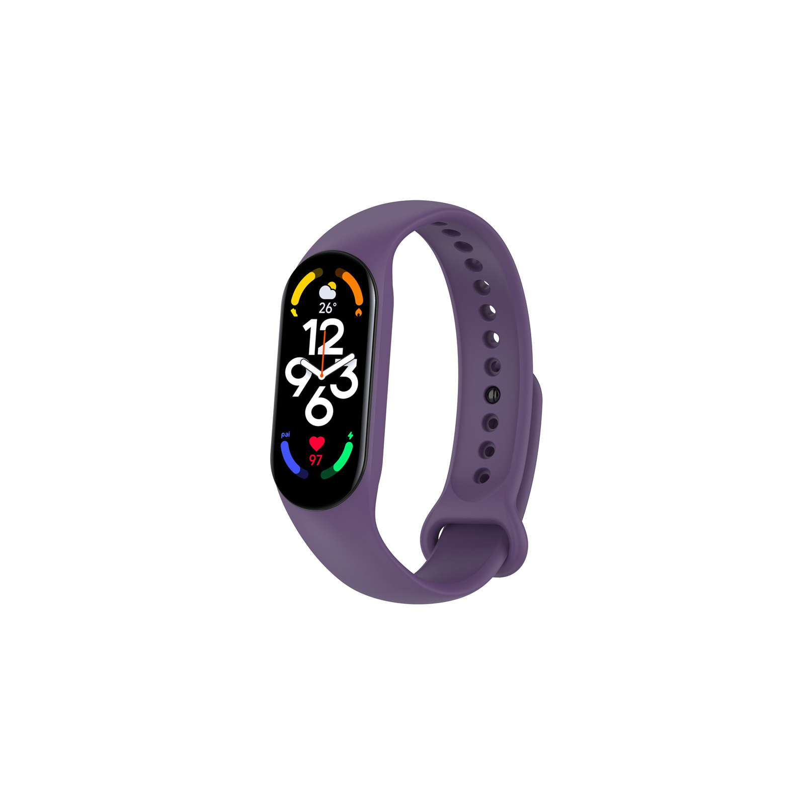 Ремешок для фитнес браслета BeCover Silicone для Xiaomi Mi Smart Band 7 Pro Purple (707484)