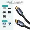 Кабель мультимедийный HDMI to HDMI 2.0m V.2.1 8K 60Hz HDR10 HLG 48Gbps YUV 444 Choetech (XHH01-BK) изображение 5