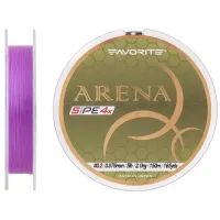 Шнур Favorite_ТОВ Arena PE 4x 150m 0.175/0.071mm 3.5lb/1.4kg Purple (1693.10.96) изображение 2