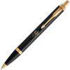 Ручка шариковая Parker IM 17 UKRAINE Black GT BP Трезубец из колосков (22032_T059y) изображение 3
