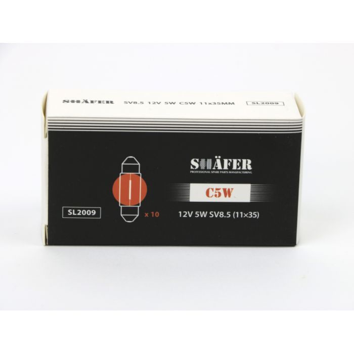 Автолампа SHAFER 12V5WC5WSV8.5 (SL2009) зображення 2