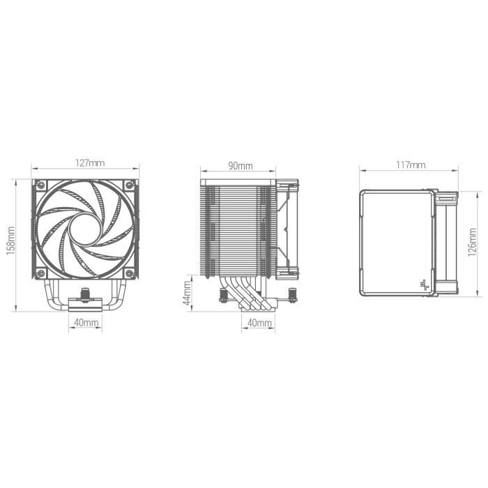 Кулер до процесора Deepcool AK500 зображення 11