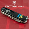 Нож Victorinox Climber Ukraine Black "Тризуб Жовто-Блакитний" (1.3703.3_T0016u) изображение 3