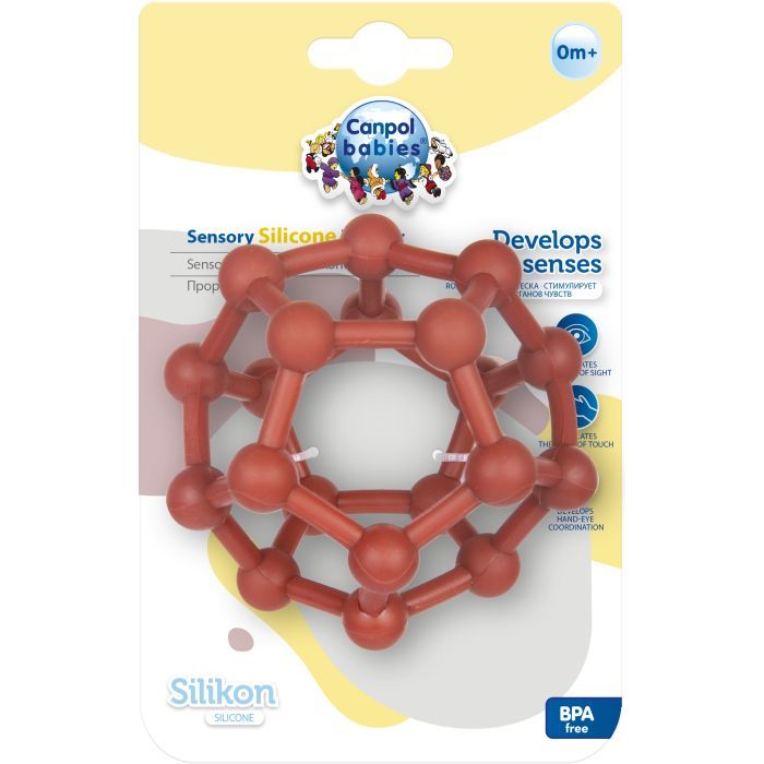 Прорезыватель Canpol babies силиконовая Геометрическая (80/302) изображение 3