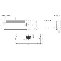 Вытяжка кухонная Elica LANE BL MAT/A/72 изображение 10