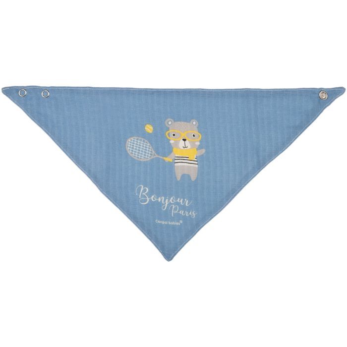 Слинявчик Canpol babies Bonjour Paris 2 шт Блакитний (26/900_blu) зображення 4