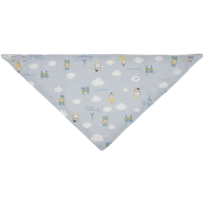 Слинявчик Canpol babies Bonjour Paris 2 шт Блакитний (26/900_blu) зображення 5