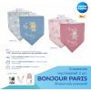 Слинявчик Canpol babies Bonjour Paris 2 шт Блакитний (26/900_blu) зображення 6