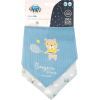 Слинявчик Canpol babies Bonjour Paris 2 шт Блакитний (26/900_blu)