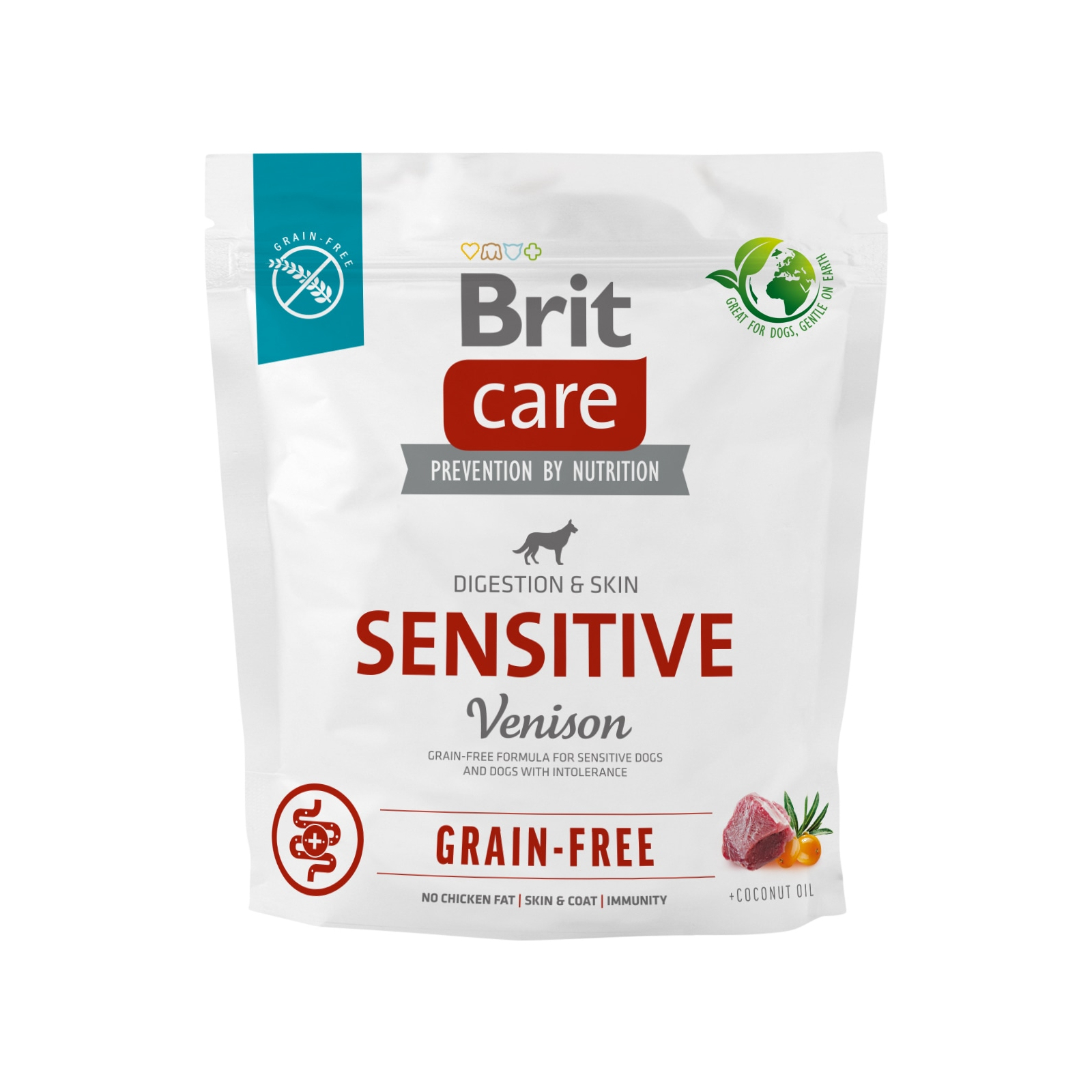 Сухой корм для собак Brit Care Dog Grain-free Sensitive з олениною 1 кг (8595602559152)
