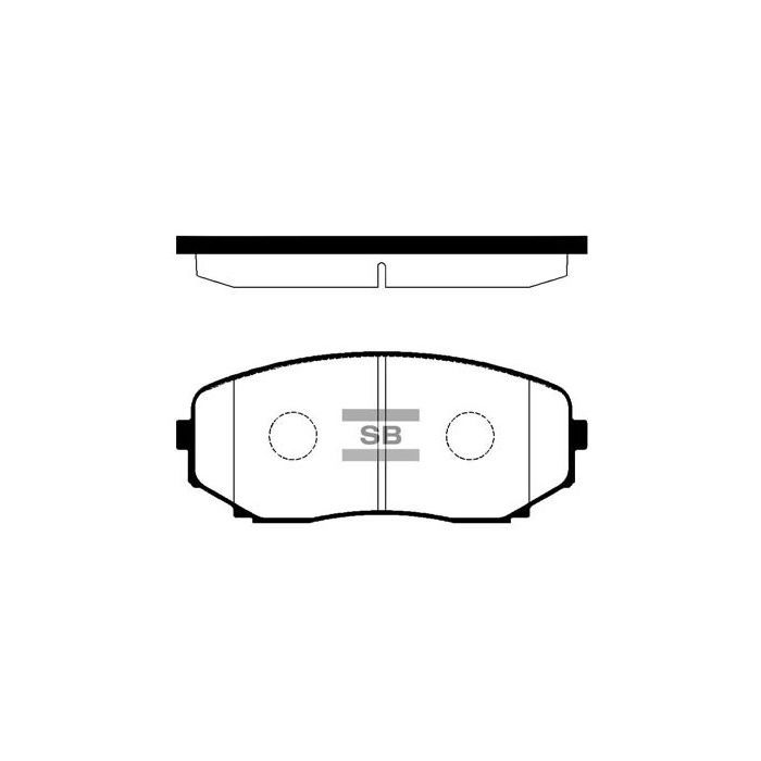 Гальмівні колодки HI-Q SP1603