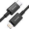Дата кабель USB-C to Lightning 1.0m 20W Superior Series Black Baseus (CATLYS-A01) изображение 2