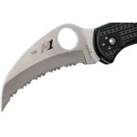 Нож Spyderco Tasman Salt 2 Serrator Black (C106SBK2) изображение 3