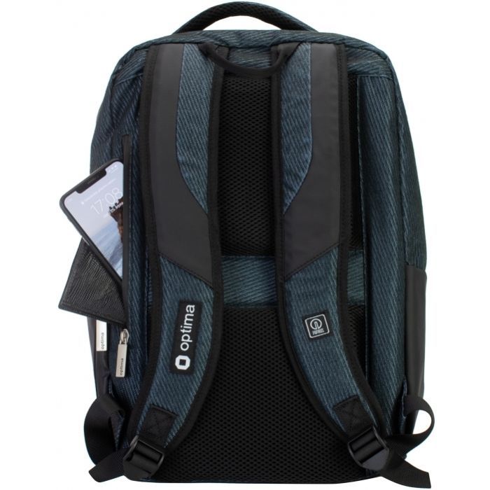Рюкзак шкільний Optima 17" чорний (O97464) зображення 6