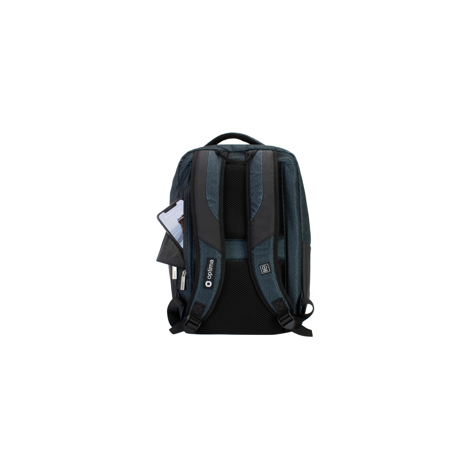 Рюкзак шкільний Optima 17" чорний (O97464) зображення 6