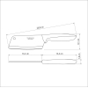 Кухонный нож Tramontina Plenus Light Grey Сікач 127 мм (23430/135) изображение 2
