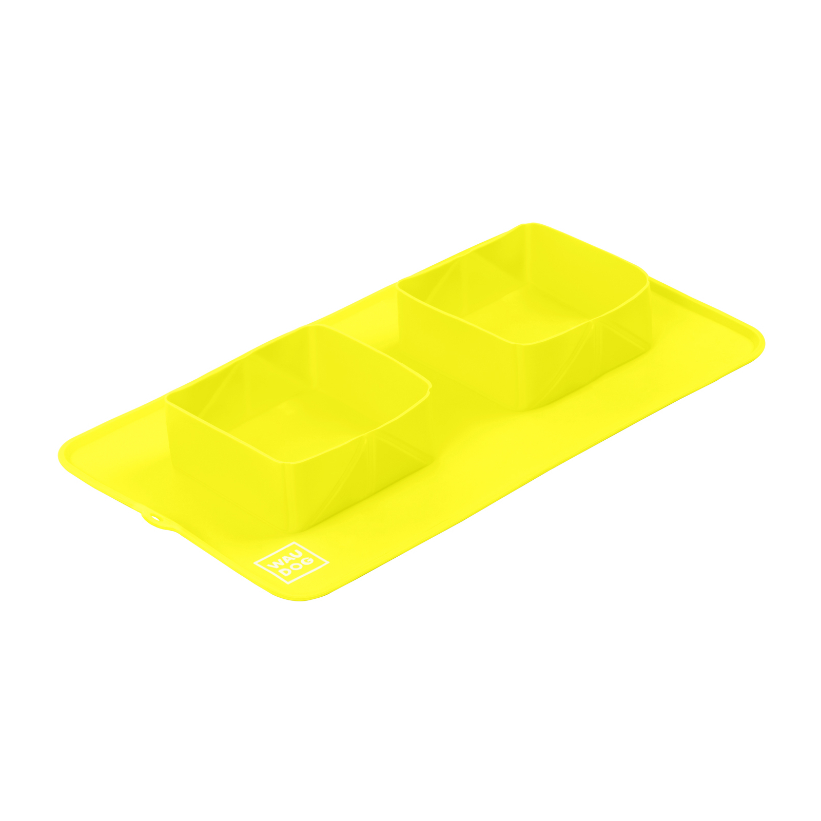 Посуда для собак WAUDOG Silicone Миска складная 385х230х50 мм желтая (50808)