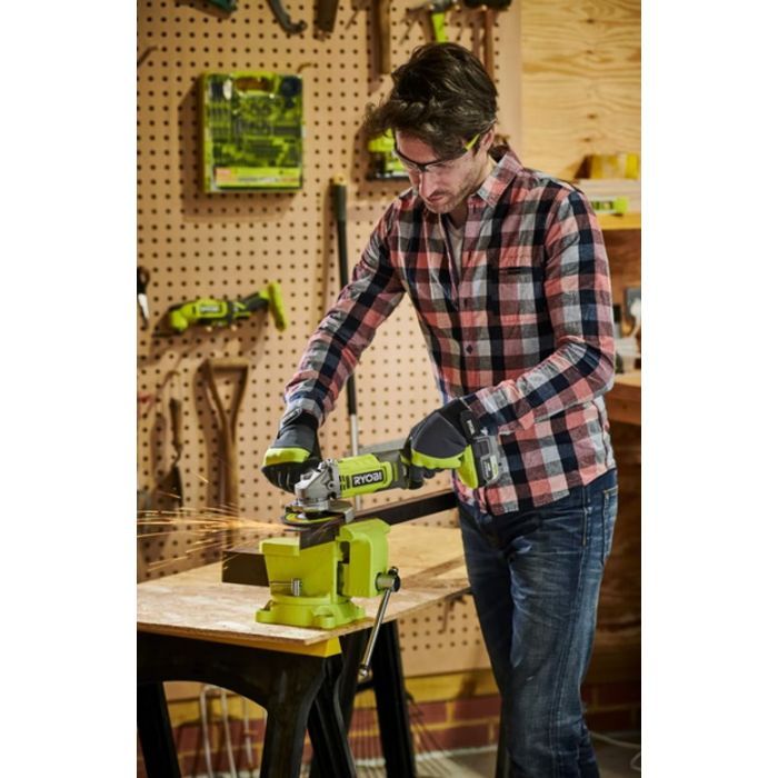 Шліфувальна машина Ryobi ONE+ RAG18125-0, 125мм (без АКБ та ЗП) (5133005403) зображення 3