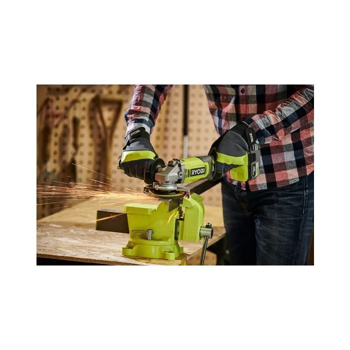 Шліфувальна машина Ryobi ONE+ RAG18125-0, 125мм (без АКБ та ЗП) (5133005403) зображення 4