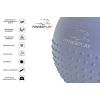 Мяч для фитнеса PowerPlay 4003 75см Блакитний + помпа (PP_4003_75_Sky_Blue) изображение 4