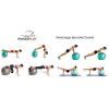 Мяч для фитнеса PowerPlay 4003 75см Блакитний + помпа (PP_4003_75_Sky_Blue) изображение 5