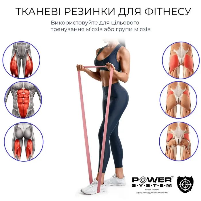Еспандер Power System PS-4129 Booty Band Set Long набір 3 шт (4129MX-9) зображення 8