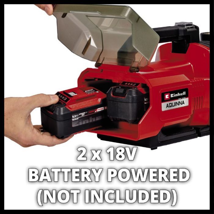 Садовый насос Einhell AQUINNA PXC, 36В, 3000 л/час (без АКБ и ЗУ) (4180400) изображение 2