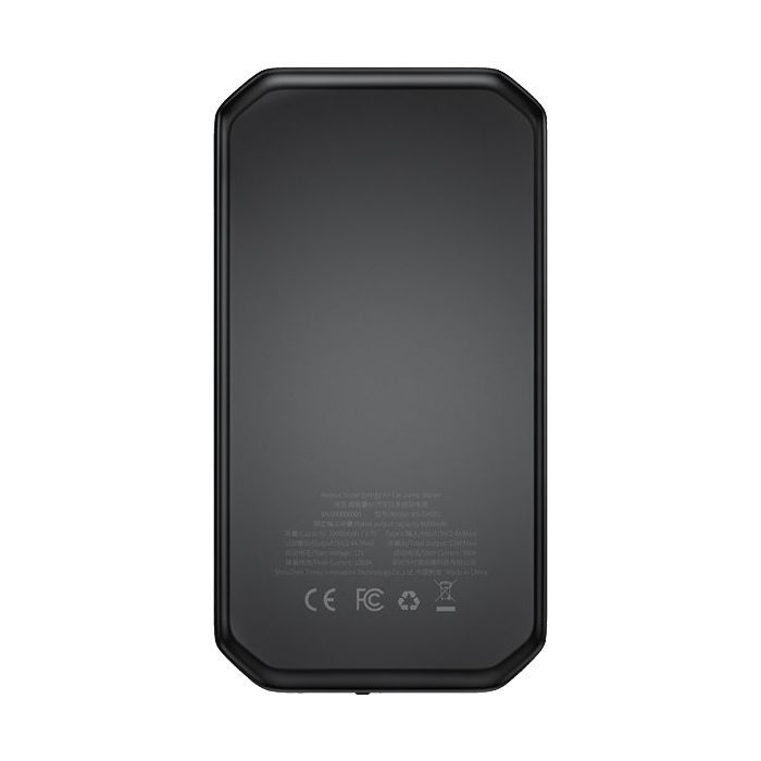 Пуско зарядний пристрій Baseus 10000mAh Super Energy AirCar Jump Starter Black (CGNL020101) зображення 4