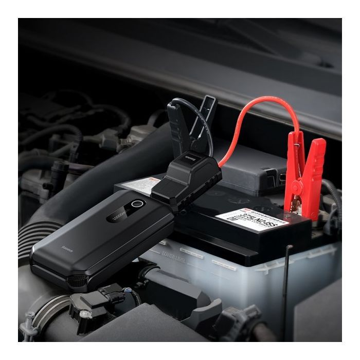 Пуско зарядний пристрій Baseus 10000mAh Super Energy AirCar Jump Starter Black (CGNL020101) зображення 7