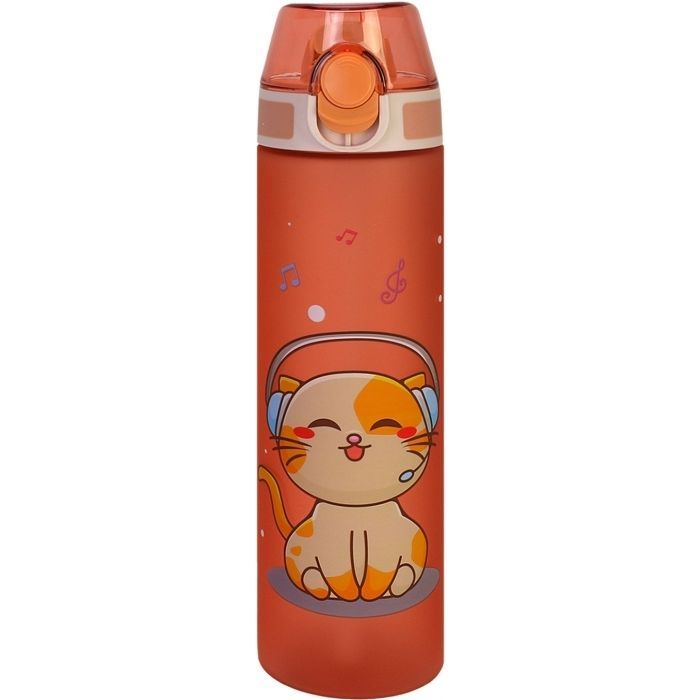 Поильник-непроливайка Cool For School Cat Vibes, 750 мл, розовая (CF61315)