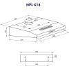 Вытяжка кухонная Minola HPL 614 WH изображение 11