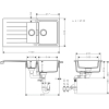 Мийка кухонна Hansgrohe S520-F530 (43357170) зображення 5