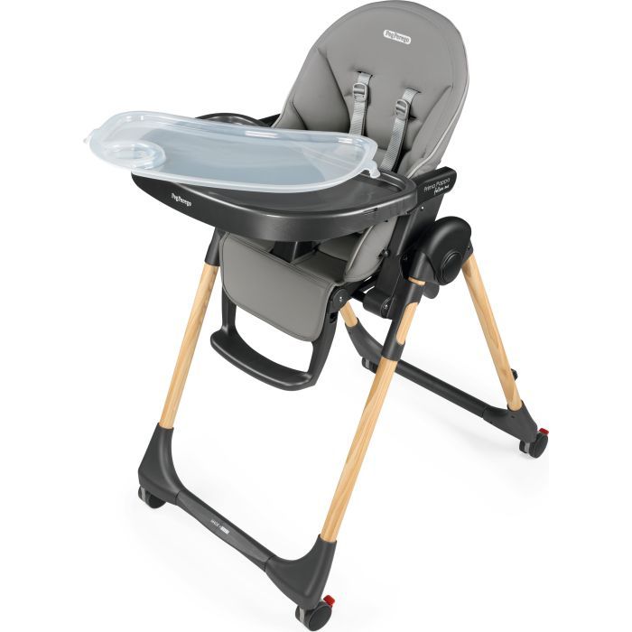 Стілець для годування Peg-Perego Prima Pappa Follow Me Amblance Ice преміум Сірий (IH01000002BL73) зображення 4