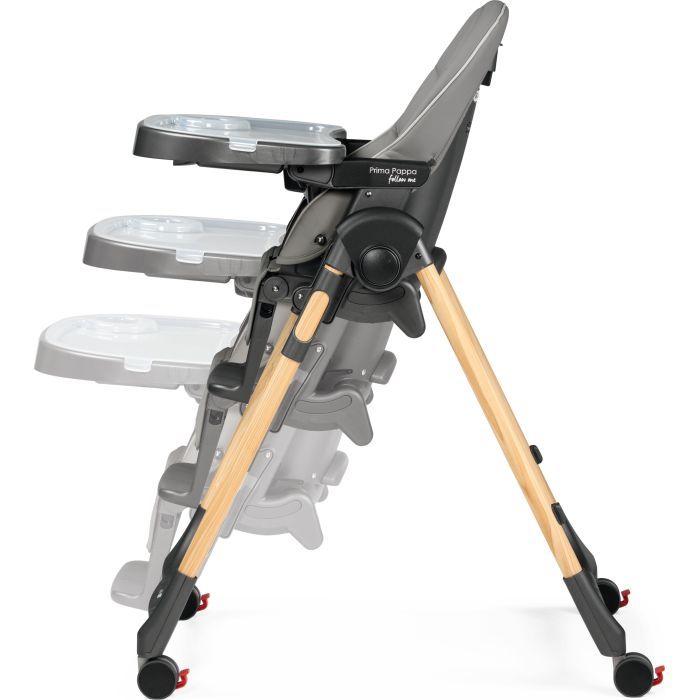 Стілець для годування Peg-Perego Prima Pappa Follow Me Amblance Ice преміум Сірий (IH01000002BL73) зображення 5