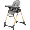 Стілець для годування Peg-Perego Prima Pappa Follow Me Amblance Ice преміум Сірий (IH01000002BL73)
