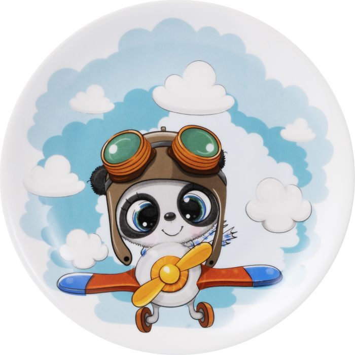 Комплект посуды Ardesto Panda Pilot порцеляна 3 предмети (AR3451PS) изображение 4