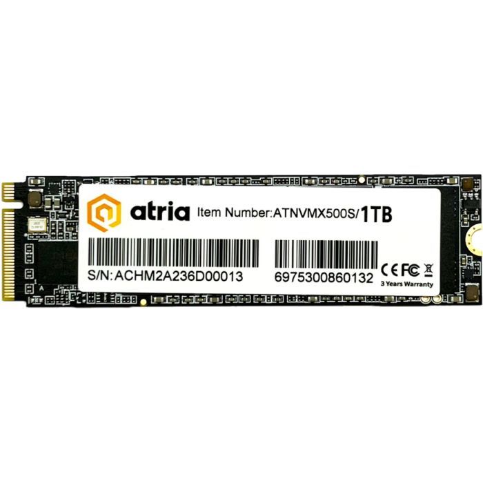 Накопитель SSD M.2 2280 512GB X500S ATRIA (ATNVMX500S/512)