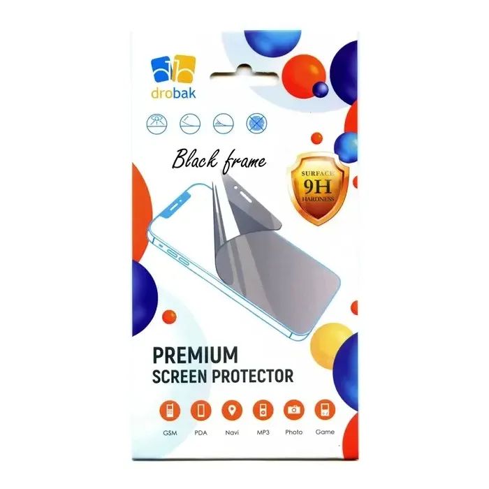 Стекло защитное Drobak Xiaomi Redmi Note 12 Pro 4G (Black) (676717) (676717)